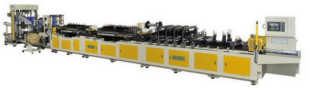Zipper shop bag machine